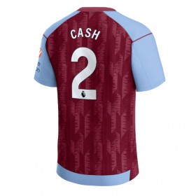 Aston Villa Matty Cash #2 Hemmakläder 2023-24 Kortärmad